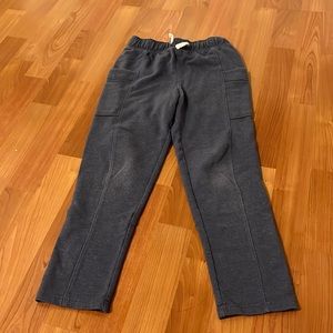 Cat & Jack S(6/7) blue grey soft pants with pockets, drawstring waist